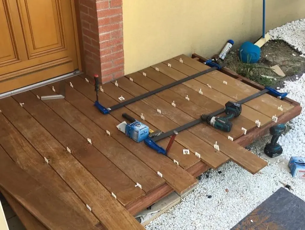 Réalisation d'une terrasse